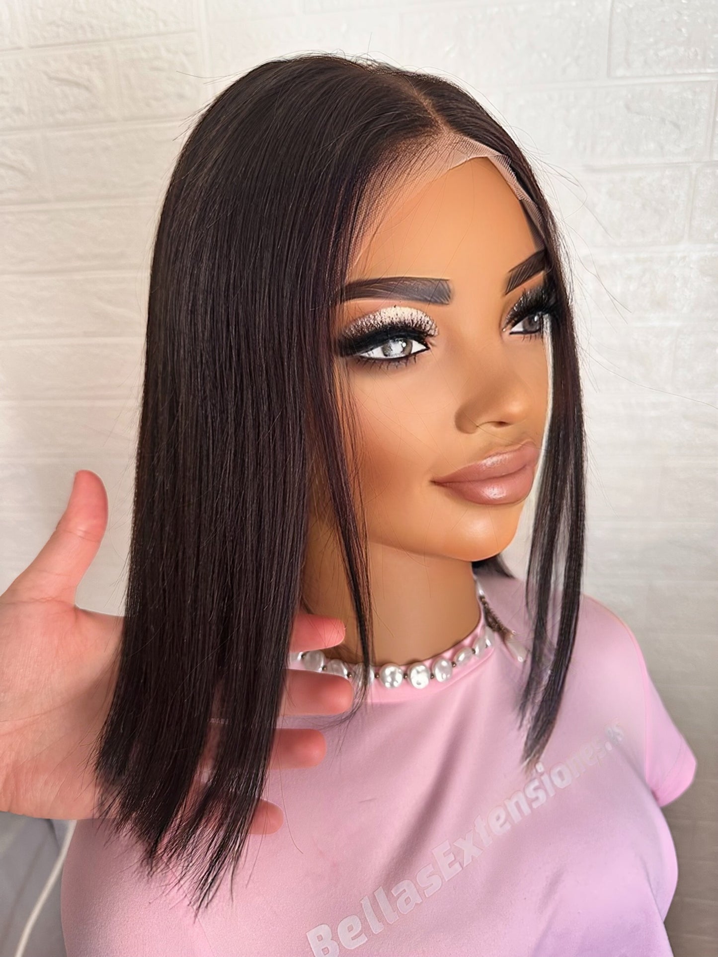 Peluca Lace Front 13x4 - Estilo Bob Elegante (30cm)