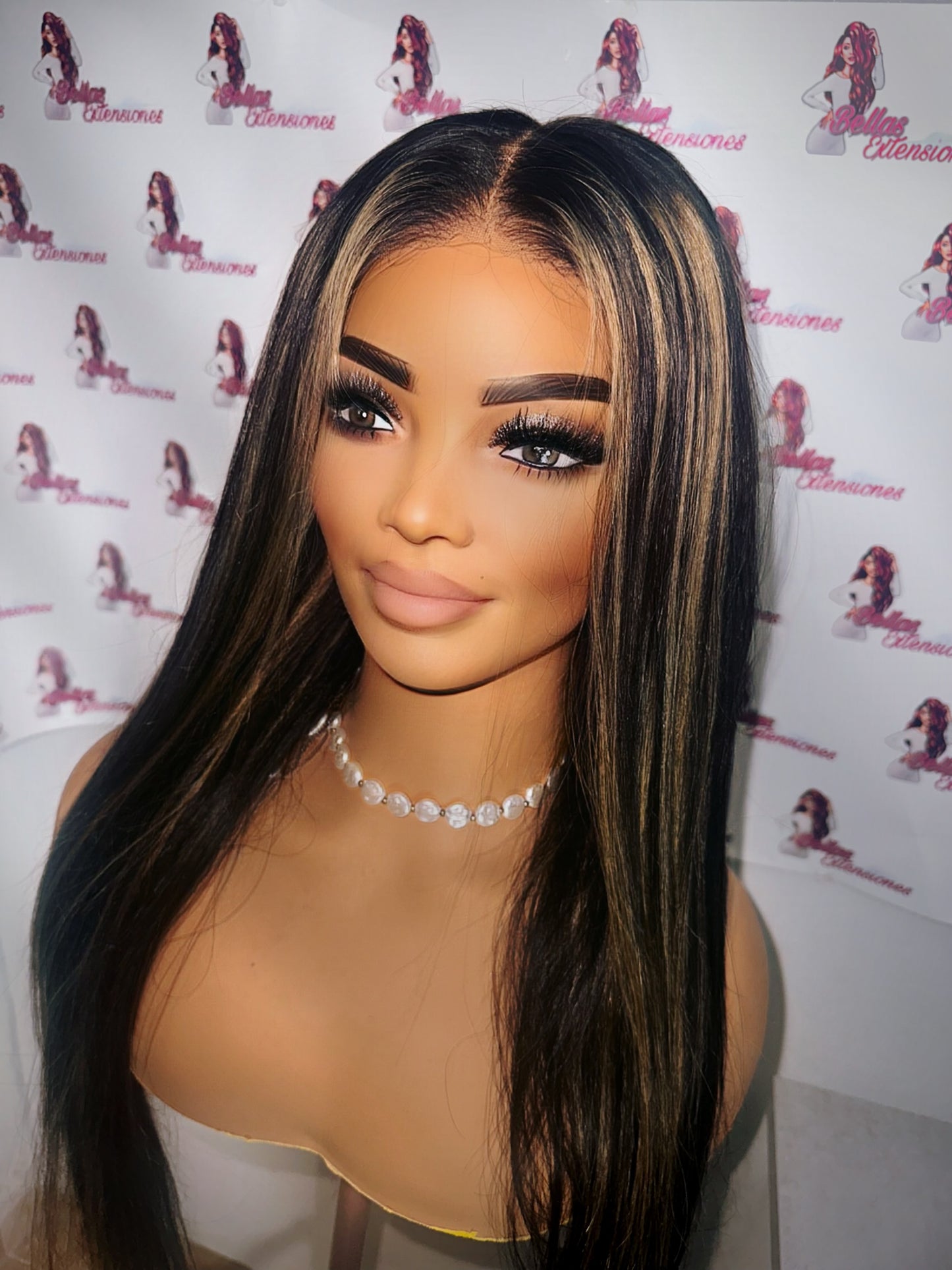 Peluca EXTRA LARGA XL 80CM - Pelo Humano 9x6 Sin Pegamento Cabello Premium Vietnamita