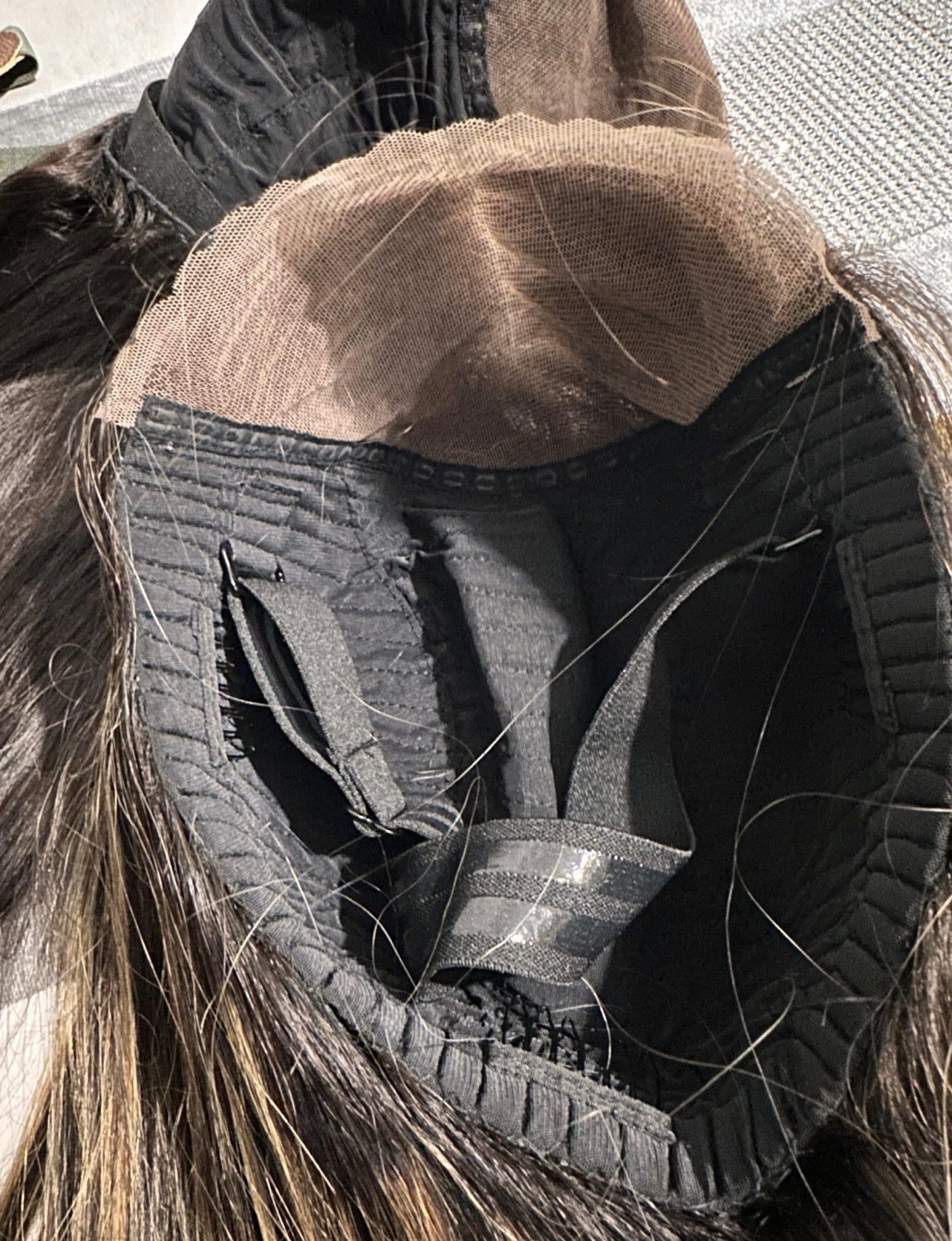 Peluca Frontal de Encaje 13x4 de Cabello Humano 100% Natural –Bob Liso con Mechas Caramelo