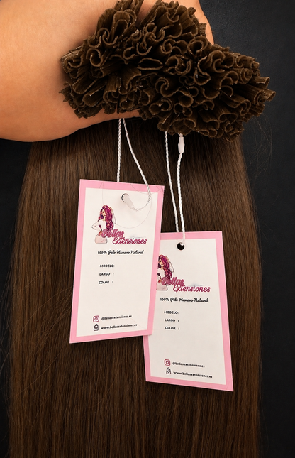 Extensiones Queratina Liso 60cm - 100 gramos - 100 unidades
