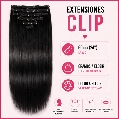 Extensiones Clip Liso 60cm