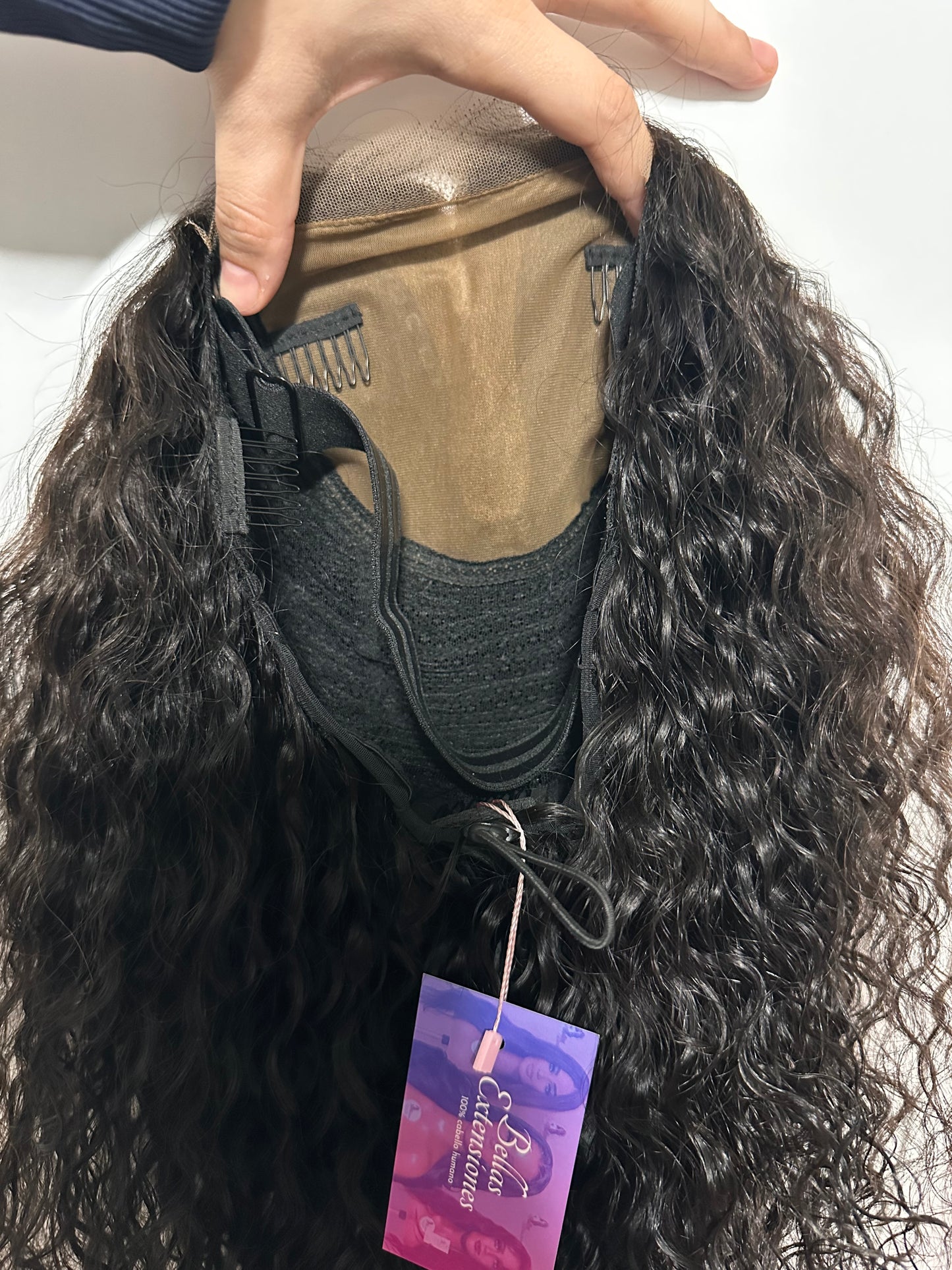 Peluca Deep Wave "Glueless" - Encaje en T (45 cm) PAOLA