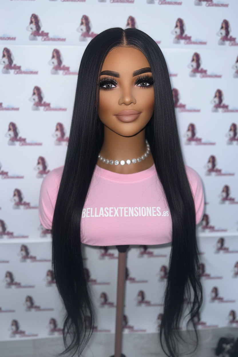 Peluca de Encaje 6x5 - Liso Espejo (Cabello Vietnamita Premium) 32” BEATRIZ