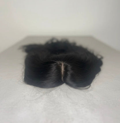 Topper de Cabello Humano Volumen y Naturalidad Instantánea base de SEDA (40cm)