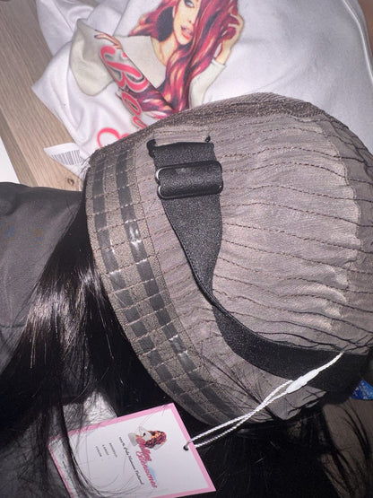 Peluca Natural Lace Front 5×5 De Ceja A Ceja – Sin Pegamento – Pelo Virgen 1B - CRISTINA