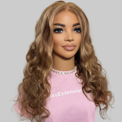 Peluca de Pelo Humano Balayage - Encaje 5x5 (55 cm) EMILIA