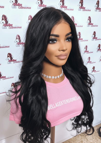 Peluca Pelo Humano 80cm (32”) Lace HD 9x6 Sin Pegamento - Pelo Virgen