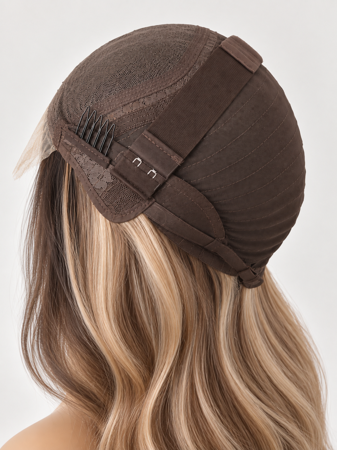Peluca Mechada Cabello Humano Balayage 4x4 - 70cm(28”) GABRIELA