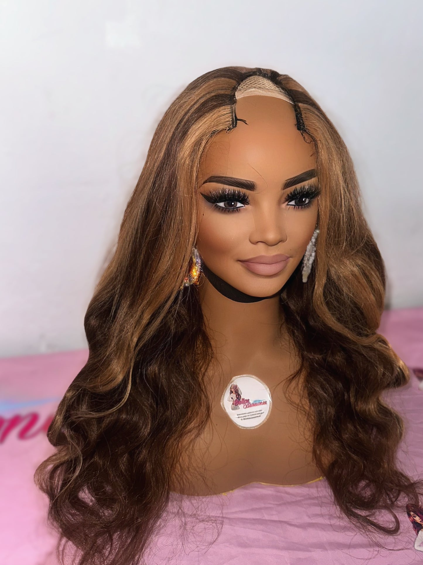 Peluca Parte U Natural Mechada 4/27 - 60cm BOSTON