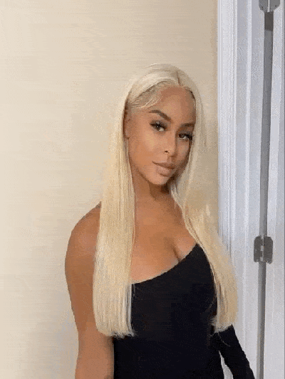 Peluca de Pelo Humano Color 613 – Encaje 6x9 Sin Pegamento – 20” (50 cm) HELEN