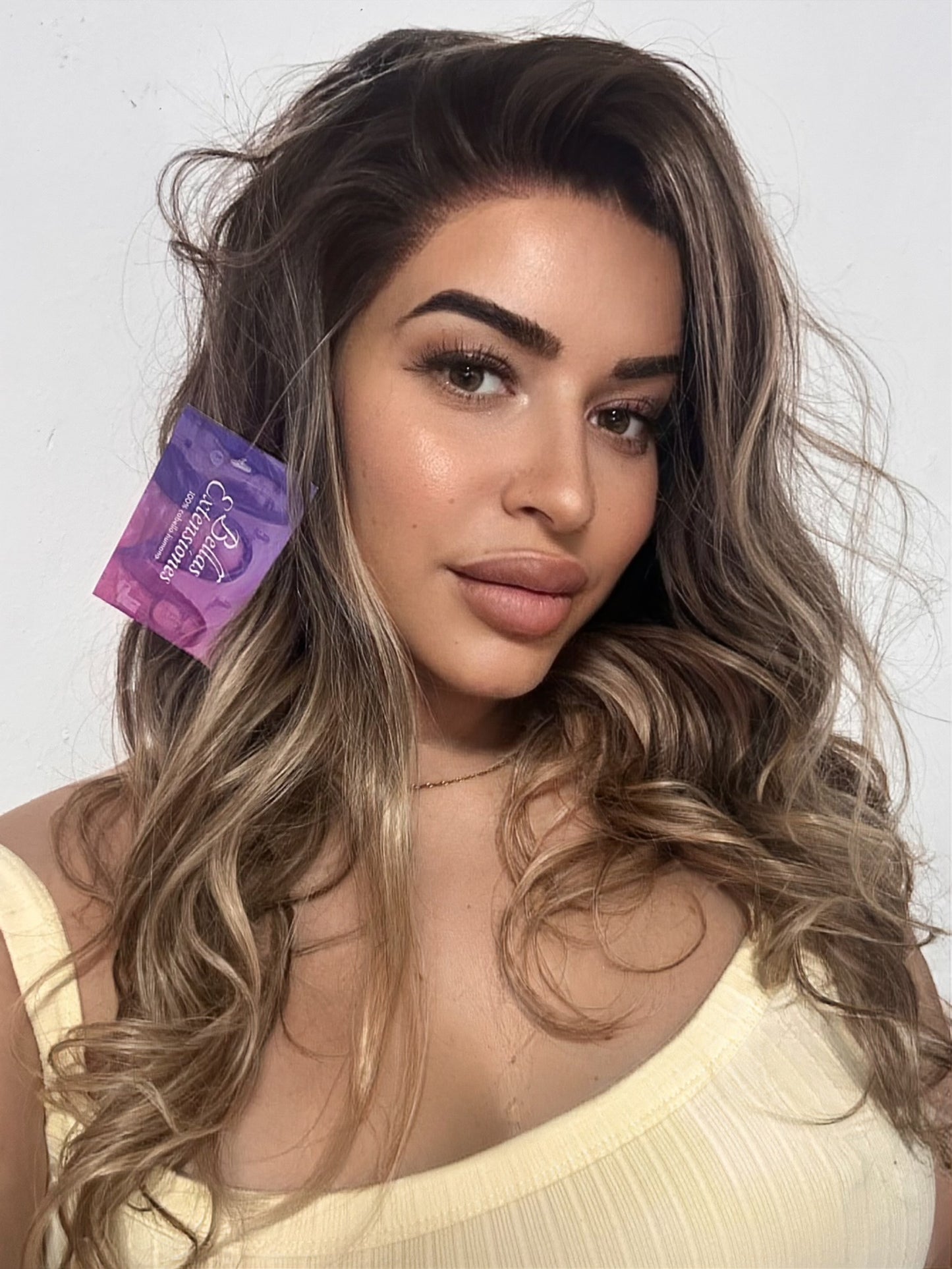 Peluca Lace Front 13x4 - Balayage Ceniza Ondulado (100% Cabello Humano) AROA