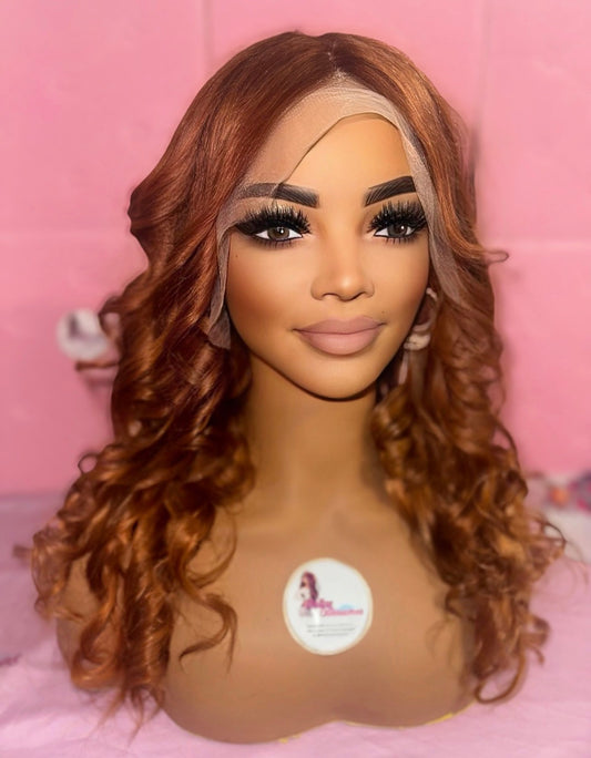 Peluca Natural Cobre Cálido 13x4 - 20” - Lulú