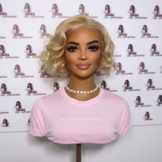 Peluca Lace Front "Marilyn" – Ondas Clásicas y Glamour Vintage