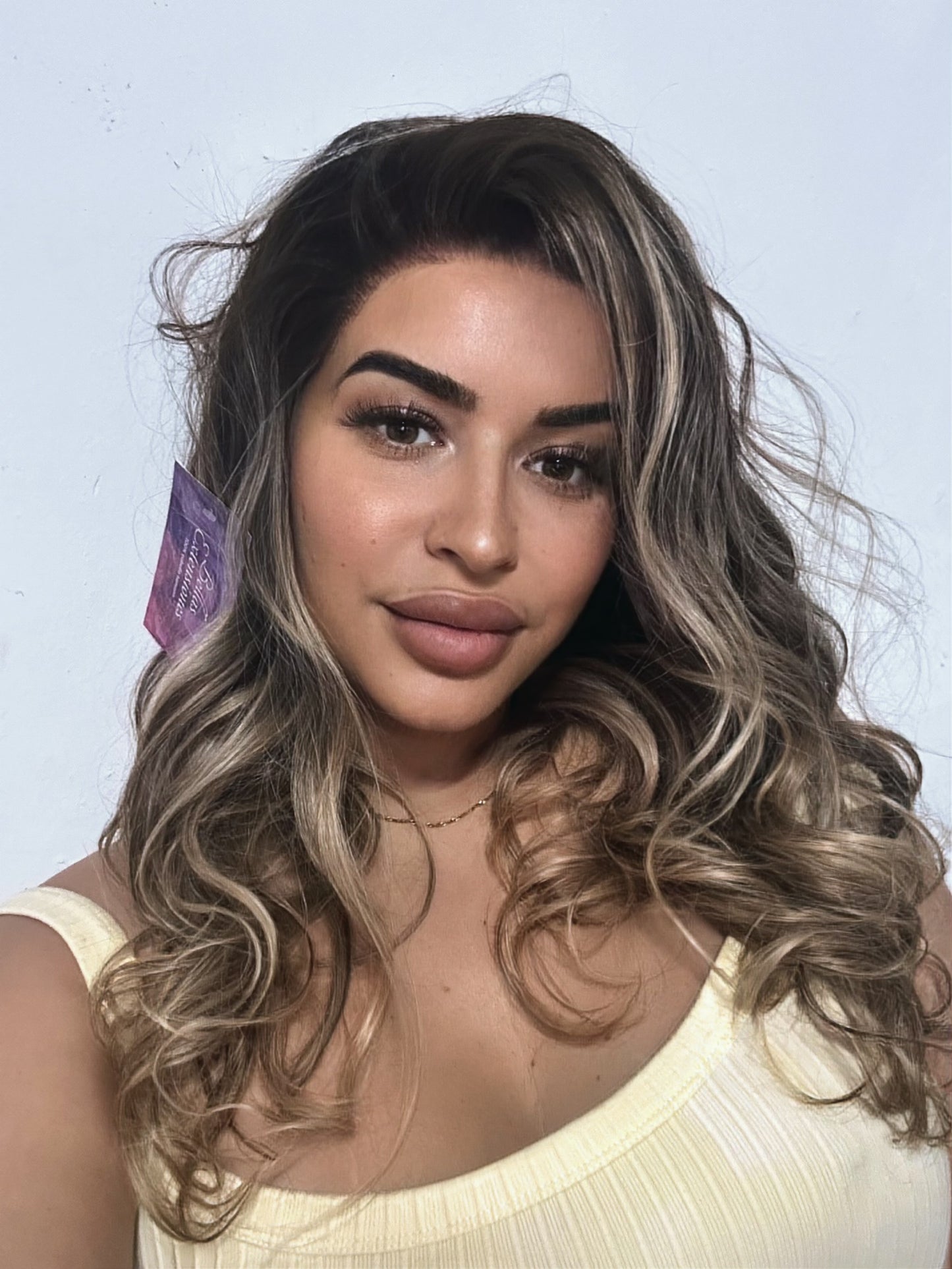Peluca Lace Front 13x4 - Balayage Ceniza Ondulado (100% Cabello Humano) AROA