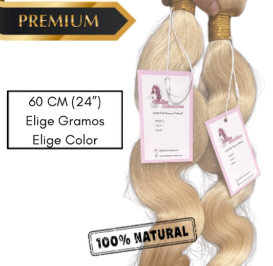 Extensiones Cortina ondulado 60cm