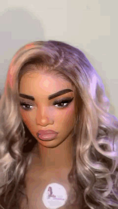 Peluca Lace Front 13x4 de Cabello Humano- 65cm Ondulada