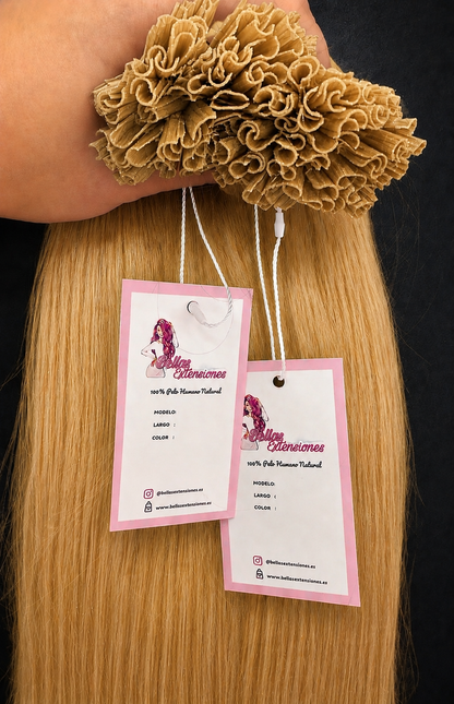 Extensiones Queratina Liso 60cm - 100 gramos - 100 unidades