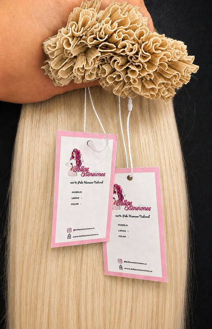 Extensiones Queratina Liso 60cm - 100 gramos - 100 unidades